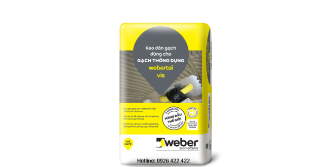 Keo dán gạch sàn Weber.Tai Vis