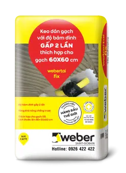 Keo dán gạch Weber tai fix