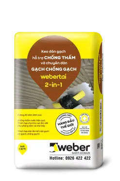 Keo dán gạch Weber tai 2in1