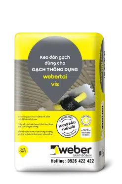 Keo dán gạch Weber tai vis
