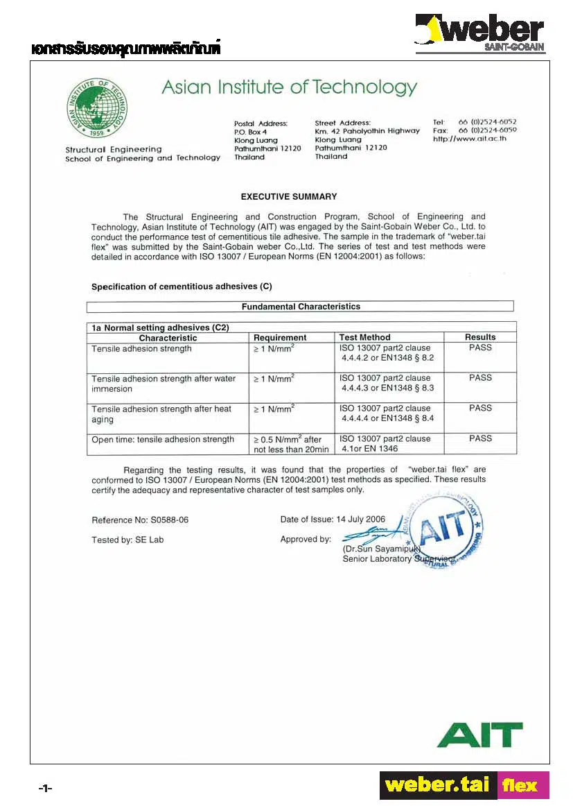 Chung nhan chat luong tai flex