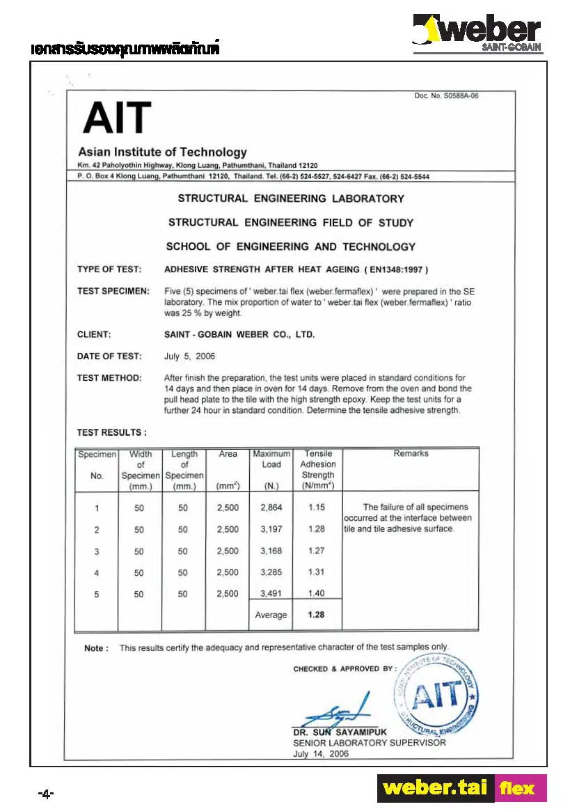 Chung nhan tai flex 4
