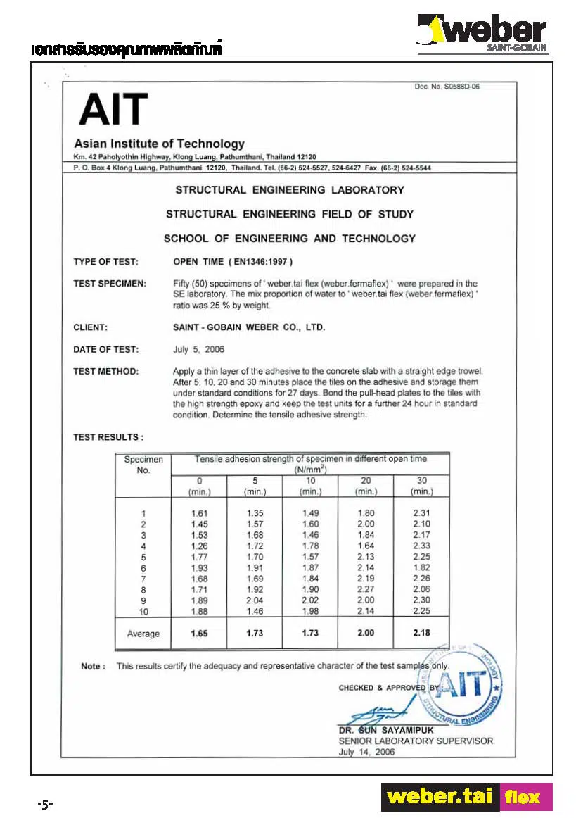 Chung nhan tai flex 5
