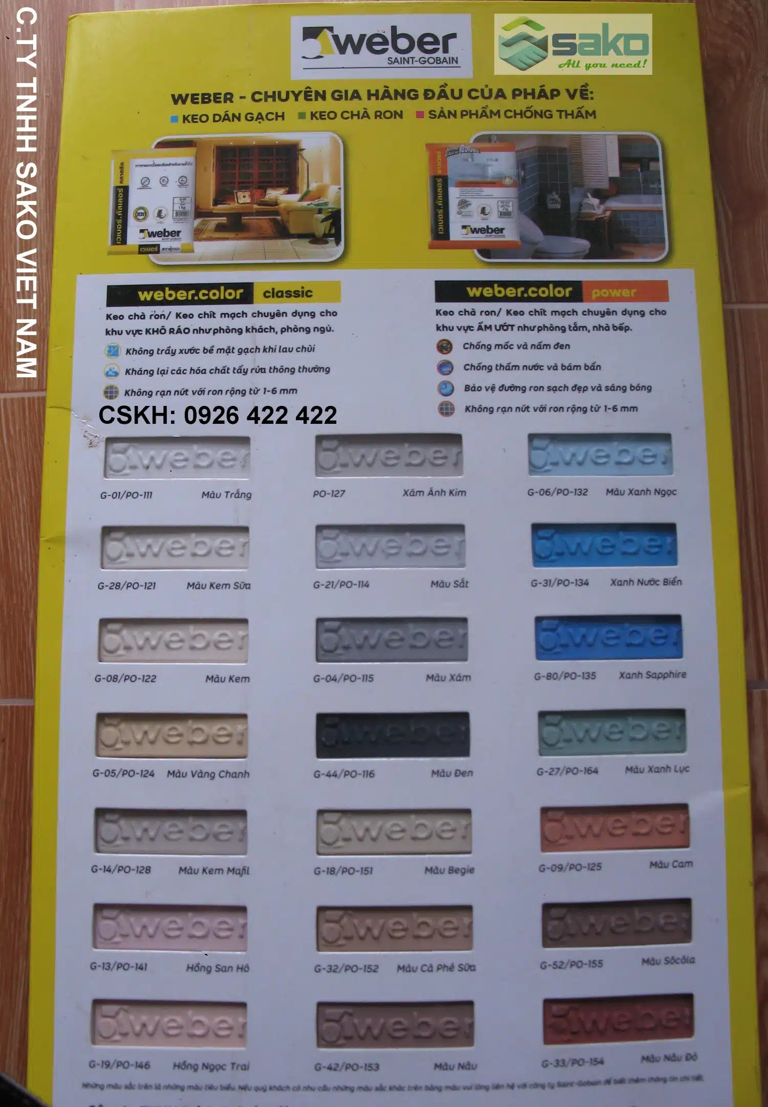 keo cha ron weber chong tham cao cap