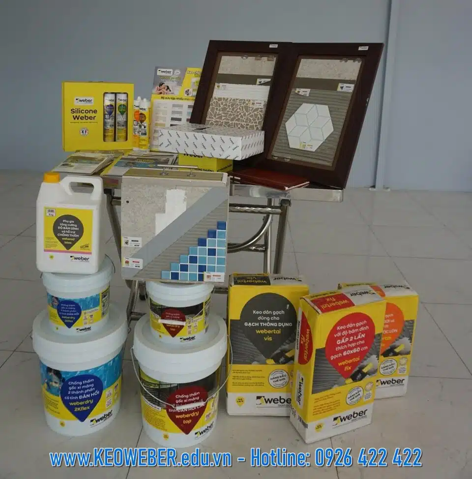 Cung cap keo dan gach WEBER cao cap gia re tai TPHCM, cac tinh Binh Duong, Dong Nai, Thu Duc, Binh Thanh, Tan Binh, Phu Nhuan, Go Vap, Hoc Mon, Cu Chi